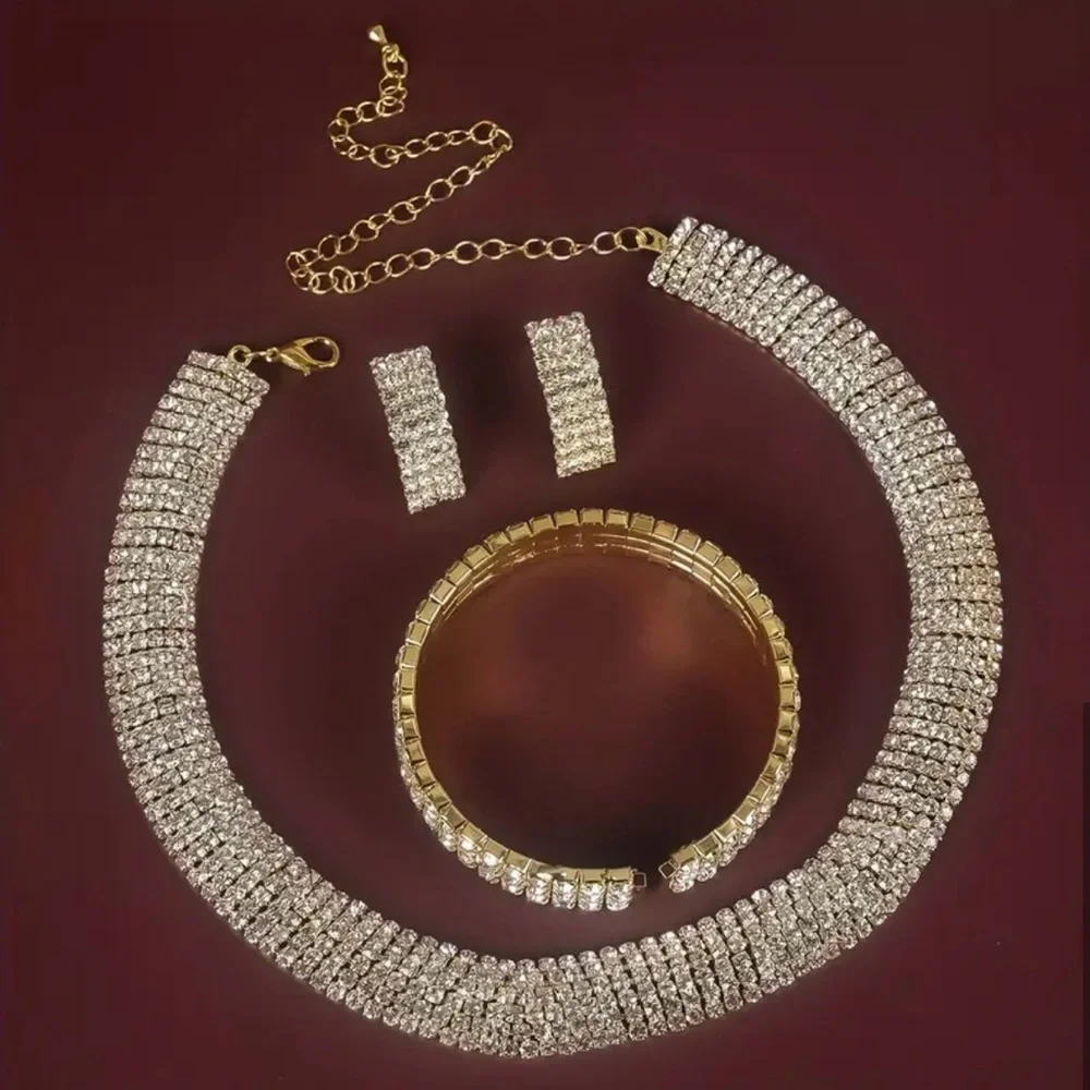 Matching Necklace, Bracelet, and Earring Set - Picture 2 of 6